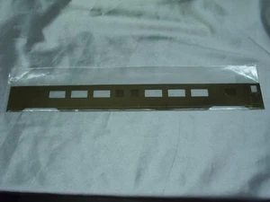 HO Brass car sides for Easter Car works or Am Model builders core kits W/Fluting - Picture 1 of 6