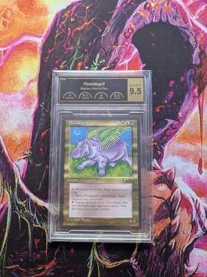 MTG Phelddagrif  Alliances PCG 9.5 Mint (QUAD 9!) - Image 1 of 2