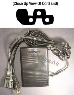 FOOT CONTROL PEDAL W/ Cord # 30990 Alt#  YC-482E 40059964 72917 1150018-834 + - Image 1 of 4