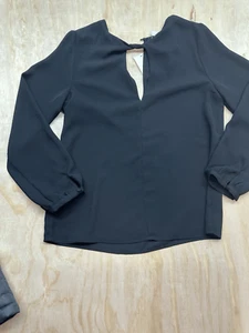 Halogen Damen Bluse schwarz edel Oberteil Neu! Gefüttert - Bild 1 von 5