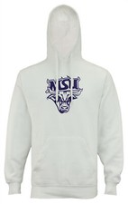 Outerstuff NCAA Men Minnesota State Mankato Mavericks FZ Team Logo Hoodie, White