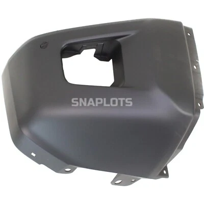 New Front RH Bumper End With Park Assist Sensor Holes Toyota Tundra Fits 2014-21 - Image 1 of 4