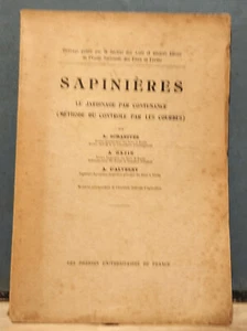SHAEFFER/GAZIN/d'ALVERNY : SAPINIERES/ JARDINAGE PAR CONTENANCES - Imagen 1 de 6