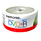 Memorex DVD+R DL,Double Layer 8X 8.5GB 240, 25 Pack Blank Discs Sealed,Free Ship