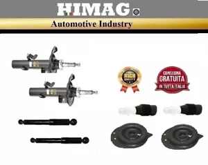 4 Ammortizzatori per Fiat Idea Lancia Musa Ypsilon + Supporti + Tamponi - Imagen 1 de 8