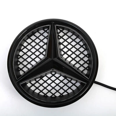 Front LED Star Emblem Fit For Mercedes Benz 2005-13 W204 GLK220 GLK300 C350 B200 - Image 1 of 4