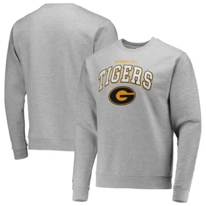 Pullover Mitchell & Ness gris jaspeado Grambling Tigers clásico arco para hombre - Imagen 1 de 4