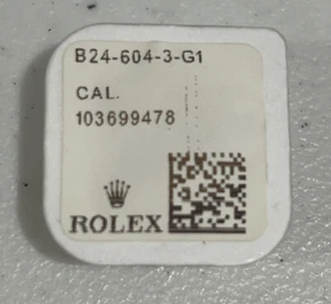 ROLEX GENUINE YELLOW CROWN B 24-604-3-G1 FACTORY SEALED NEW WATCH PART - Picture 1 of 2