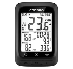COOSPO BC107 ciclocomputer GPS Bici Senza Fili, tachimetro, Bluetooth ANT+ IP67 - Foto 1 di 9
