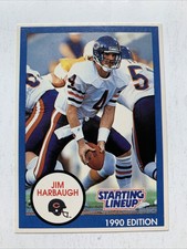 1990 KENNER STARTING LINEUP CARD Jim Harbaugh Chicago Bears