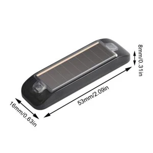 Car Alarm Warning Solar Flash LED Light Fake Security UK Anti-theft . Signa N1C5 - Picture 1 of 25