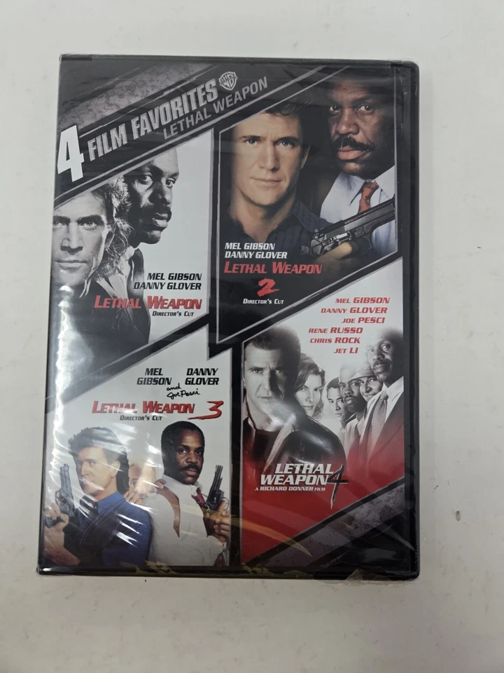 Lethal Weapon 2 3 4 DVD Director's Cut Mel Gibson Danny Glover Joe Pesci Lot OOP Foto 1 de 1