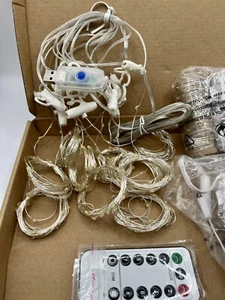 LED Solar Lichterkette - Außen Lichterkette Rankenvorhang Beleuchtung - Bild 1 von 3