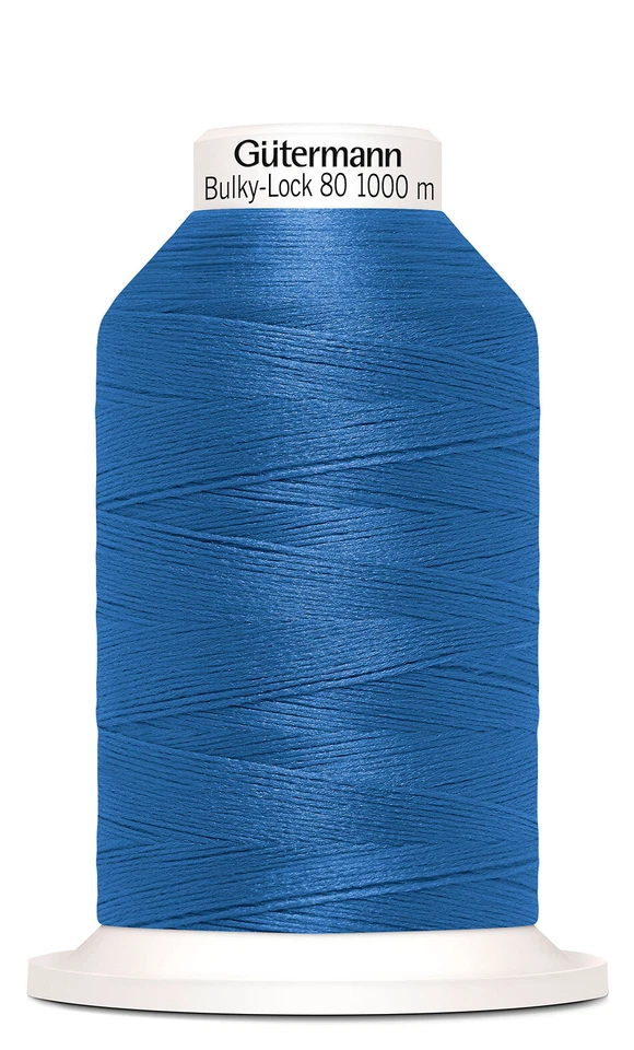 Gutermann Bulky-Lock No.80, #322 ROYAL BLUE 1000m Overlocking Thread - Image 1 of 1