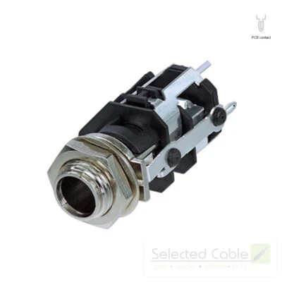 Presa da incasso Rean by Neutrik 6,3 mm TRS PCB verticale 5 pin RJ5VM