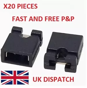 Pin Header Jumper blocks Connector 2.54 mm for 3 1/2 Hard Disk Drive CDDVD Drive - Picture 1 of 1