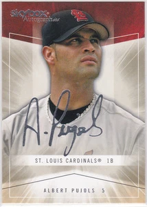ALBERT PUJOLS Skybox AUTOGRAPH ICS Baseball Card Auto Sigs ST. LOUIS CARDINALS - Picture 1 of 2