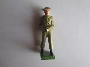 Soldado de composición vintage sin marca - Imagen 1 de 3