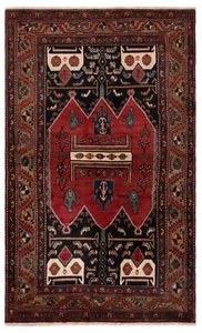 Alfombra persa anudada a mano Koliai 223 x 138 cm - nómada, oriental, roja, alfombra,... - Imagen 1 de 13