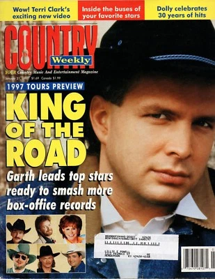 Country Weekly Magazine January 21 1997 Garth Brooks Jimmy Dickens Buck Owens - Image 1 of 2