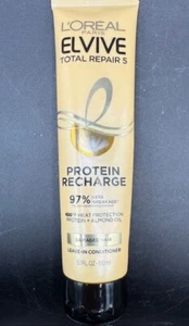 L'Oreal Paris Elvive Total Repair 5 Protein Recharge Leave In Conditioner 5.1 oz - Picture 1 of 2