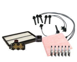 Denso Ignition Tune Up 6 Double Platinum Spark Plug Wire Set Kit For Mazda V6 - Picture 1 of 1
