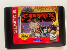 Comix Zone Original Sega Cartridge (Sega Genesis, 1995) tested working game only