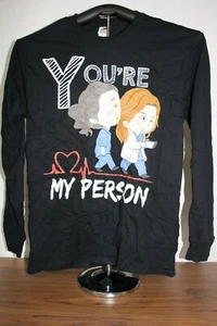YOU'RE MY PERSON- Best Friends-  Long Sleeve T-Shirt, Medium, Medium, Black - Picture 1 of 5