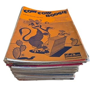 1940s 1950s Vtg Sheet Music Songbooks Lot 300+ 18 lbs Hollywood Cover Art READ - Picture 1 of 13