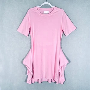 Xirena Dress Womens S Pink Cotton Short Sleeve Mini Lagenlook - Picture 1 of 14