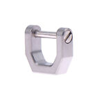D Shape Multi-purpose Mini Lock Titanium Alloy Buckles Keyring Horseshoe Buckle