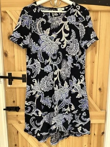 Fat Face Simone Dress Size 12 Tunic Jersey Pullover Swing Palace Print NWOT - Picture 1 of 7
