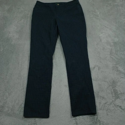 Lauren Ralph Lauren Pants Womens 4 Petite Blue Plaid Tartan Preppy - Image 1 of 4