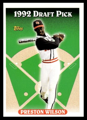 1993 Topps Draft Pick Престон Уилсон No132 New York Mets дебютант MLB бейсбол - Изображение 1 из 2