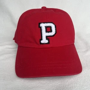 Pink Victorias Secret Hat Cap Strap Back Red Mens Adjustable - Picture 1 of 7