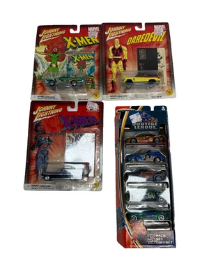 Johnny Lightning Uncanny X-Men Daredevil 5 6 9 Liga de la Justicia Matchbox Lote Foto 1 de 4