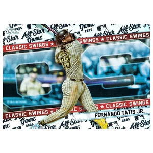 2025 Topps All-Star Game Fernando Tatis Jr. Classic Swings Insert #CS-3 Padres - Picture 1 of 3