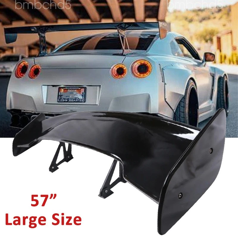 57" Glossy Black Rear Trunk Spoiler Wing GT-Style For Nissan GT-R Nismo R35 Foto 1 de 4