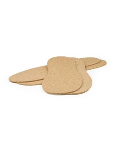 Cork Insoles for Men and Women - 2.5mm Thick, 2 Pair - Picture 1 of 4