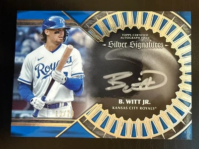 2023 Topps Five Star - Silver Signatures Bobby Witt Jr. #SS-BW Blue /20 (AU) 🏆 - Image 1 of 3