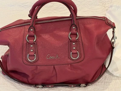 Coach Ashley Leather Satchel (Style F15447) Convertible - Image 1 of 4