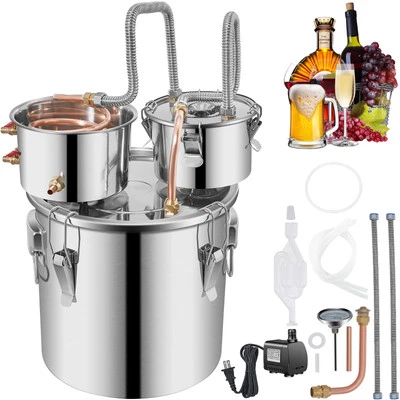 Kit de 3 ollas destilador de agua con alcohol Moonshine Still Home 8 galones Foto 1 de 4