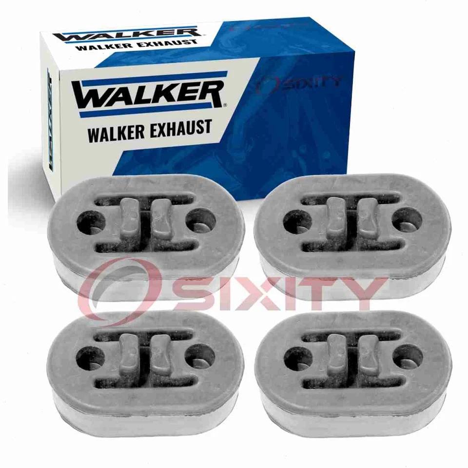 Aisladores de sistema de escape silenciador Walker 4 piezas para Ford Probe 1989-1992 2,2 L vx Foto 1 de 4