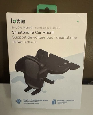 iOttie Easy One Touch 5 CD Slot Smartphone Car Mount – Universal Fit Brand New - Image 1 of 4