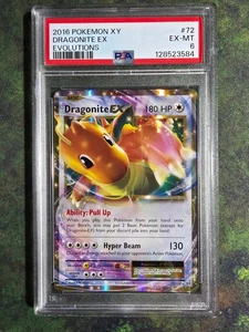 2016 Pokemon XY Evolutions Dragonite Ex 72/108 PSA 6 EX-MT - Bild 1 von 1