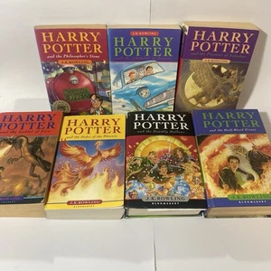 Harry Potter Complete 7 Book Collection 2 First Edition Hardcovers JK Rowling - Picture 1 of 13