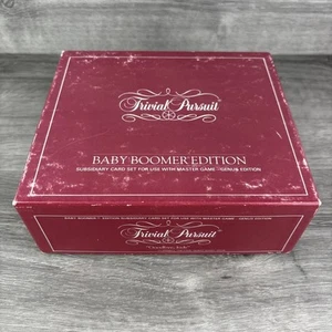 TRIVIAL PURSUIT Baby Boomer Edition/Subsidiary Card Set/Master Game Family Fun - Picture 1 of 6