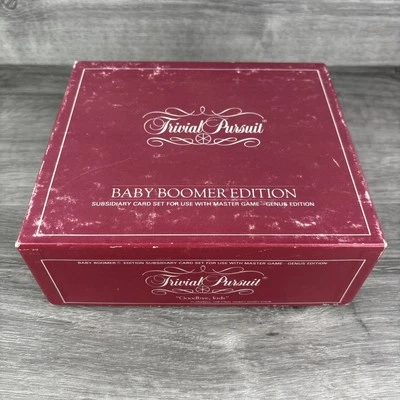 TRIVIAL PURSUIT Baby Boomer Edition/Subsidiary Card Set/Master Game Family Fun - Image 1 of 4