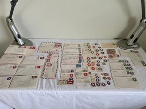 US Nice Collection lotto 150 francobolli busta e involucro 1 centesimo fino a 1 dollaro. - Foto 1 di 16