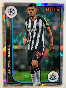 Bruno Guimaraes 2024 Topps Merlin Atomic Refractor /250 Newcastle United - Picture 1 of 2